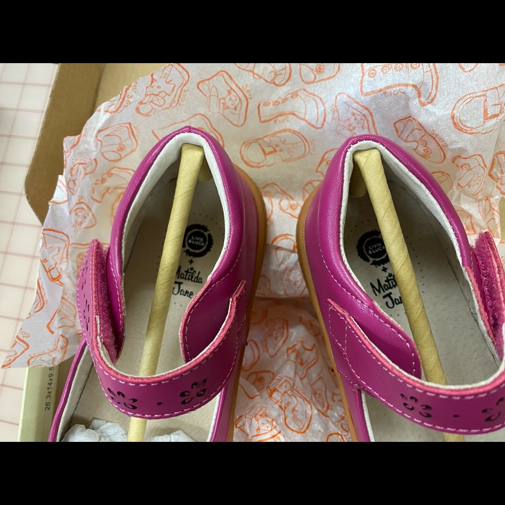 Matilda Jane Livie & Luca Festival Fuchsia shoes.